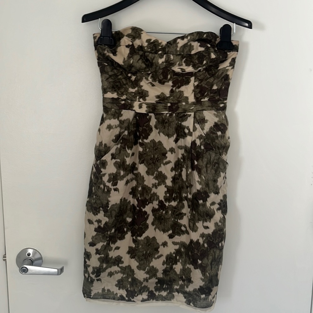 J.CREW Silk strapless dress size 2